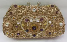 Free shipping !! B15,fashion top crystal stones ring clutches bags for ladies nice party bag