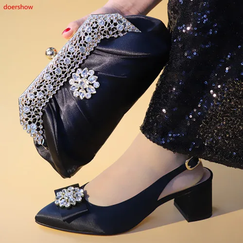 Noir Ensemble Chaussures Sxx1 Correspondre Sacs Dernière Ahoes Fête Qualité Doershow Pour La pourpre Femmes À Et jaune Africain 25 Supérieure Noir Rouge rose Des De Italien 5wtqH0XH