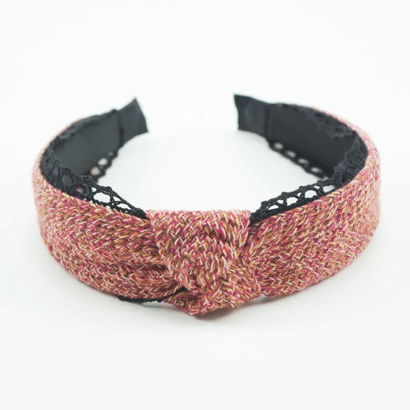 Women Hairbands Hair Band Boho Girls Fashion Knitting Tie Knotted