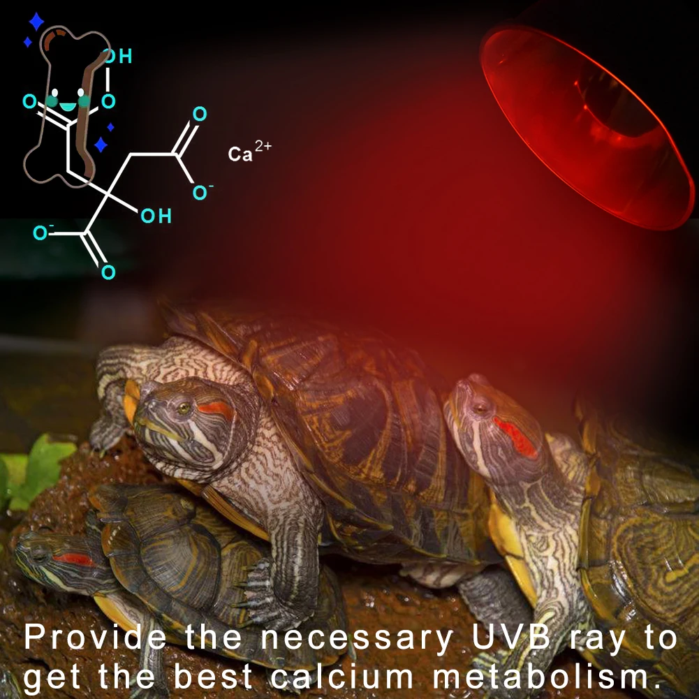 Рептилия, черепаха, змея, полный спектр, нагревательная лампа UVA+ UVB, светильник от солнца