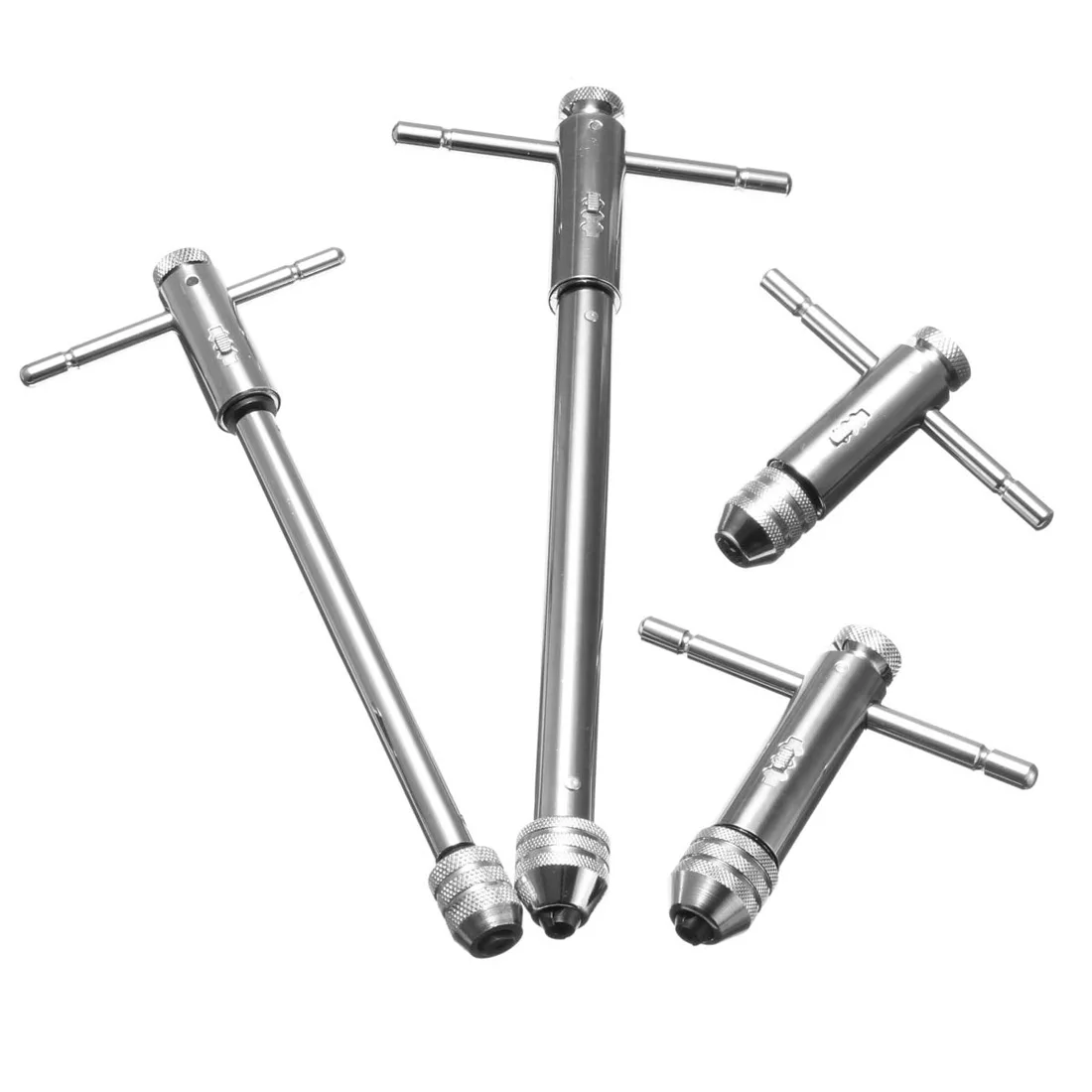 

M3-M8 M5-M12 Lengthen Reversible T Type Handle Ratchet For Tap Die Set Taps Wrenches Wire Tapping Wrench Adjustable Holder Tool