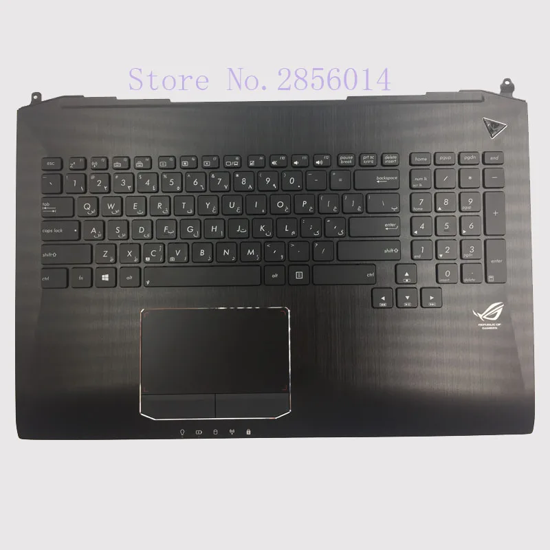 Персия/иврит клавиатура для Asus G750 G750JX G750JW G750JH G750JM Клавиатура ноутбука с подсветкой Упор для рук верхняя