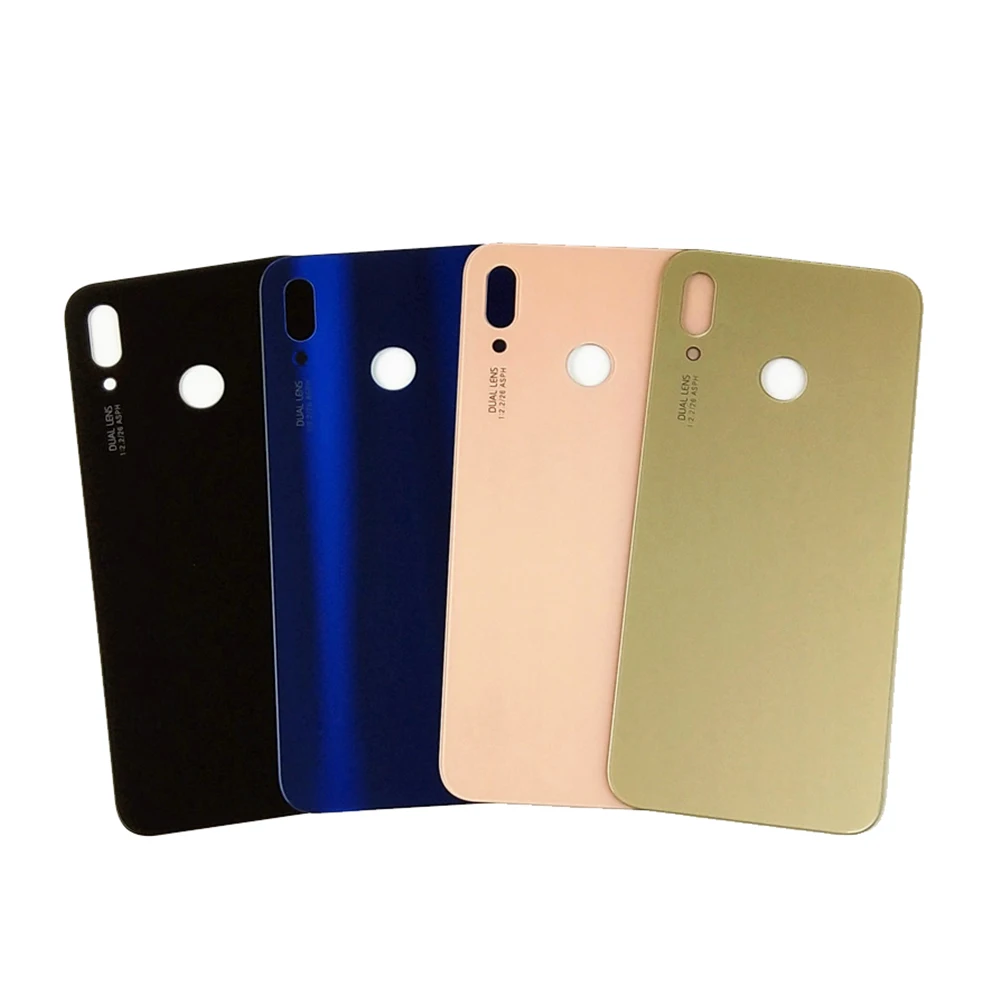 Стеклянная задняя крышка аккумулятора для Huawei P20 Lite Honor 9 10 чехол Pro корпус