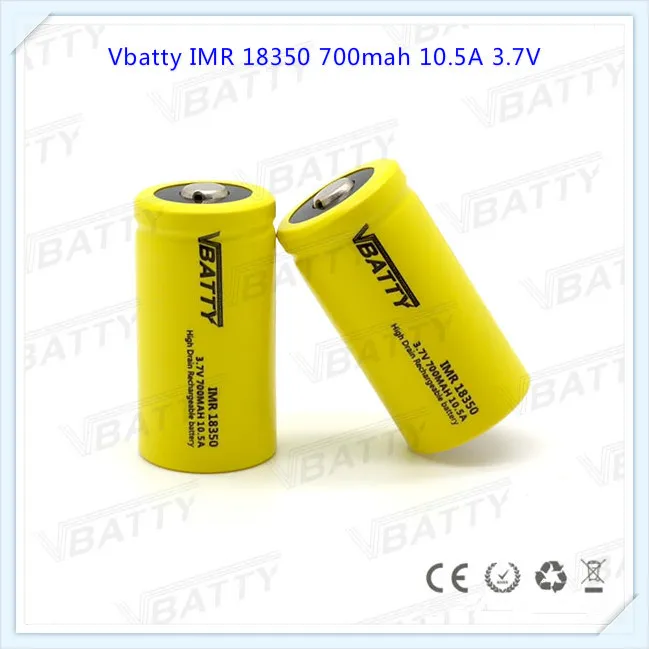 18350 700mah 3.7V 5