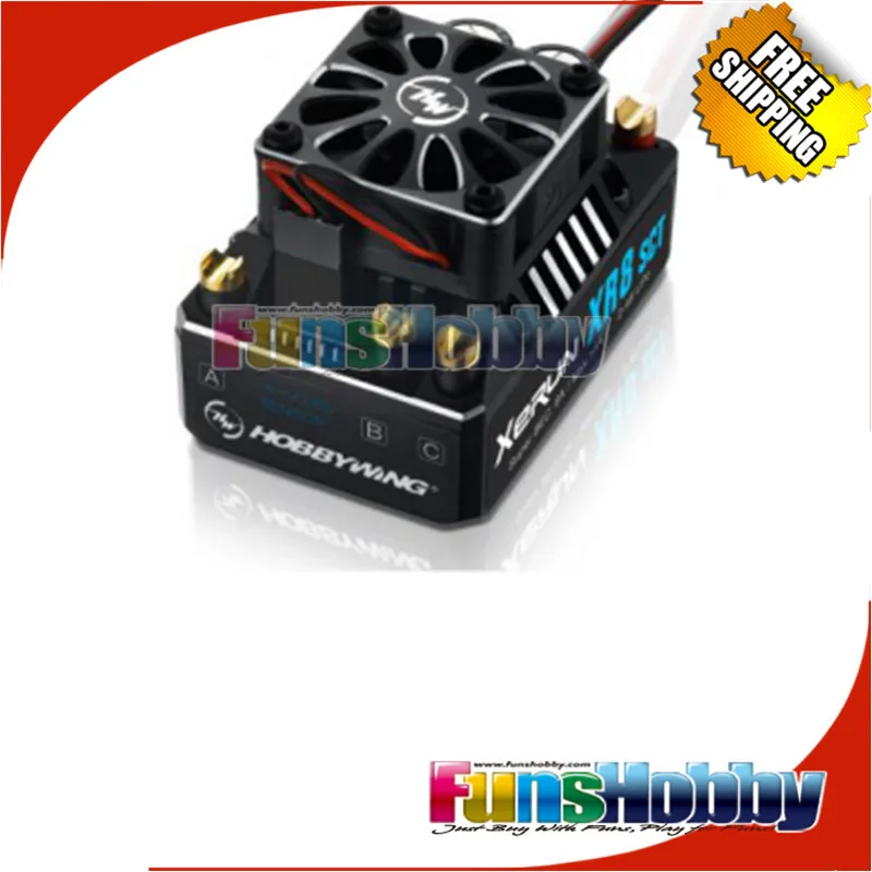 Hobbywing XR8 SCT 140A Бесщеточный Регулятор скорости ESC и 3 в 1 ЖК программная карта для 1/8