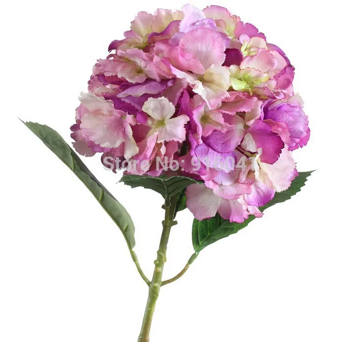 

INDIGO- Wholesale100Stems Yellow Hydrangea Flower Decorative Fake Flower Wedding Christmas Party Event Silk Flower Free Shipping