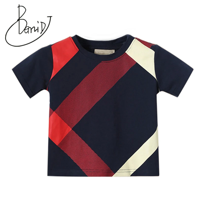 

Boys Tops Summer clothes 2019 O-Neck Short Sleeve Cotton European and American Style Boy Tee Shirt Brand Children's T-shirt