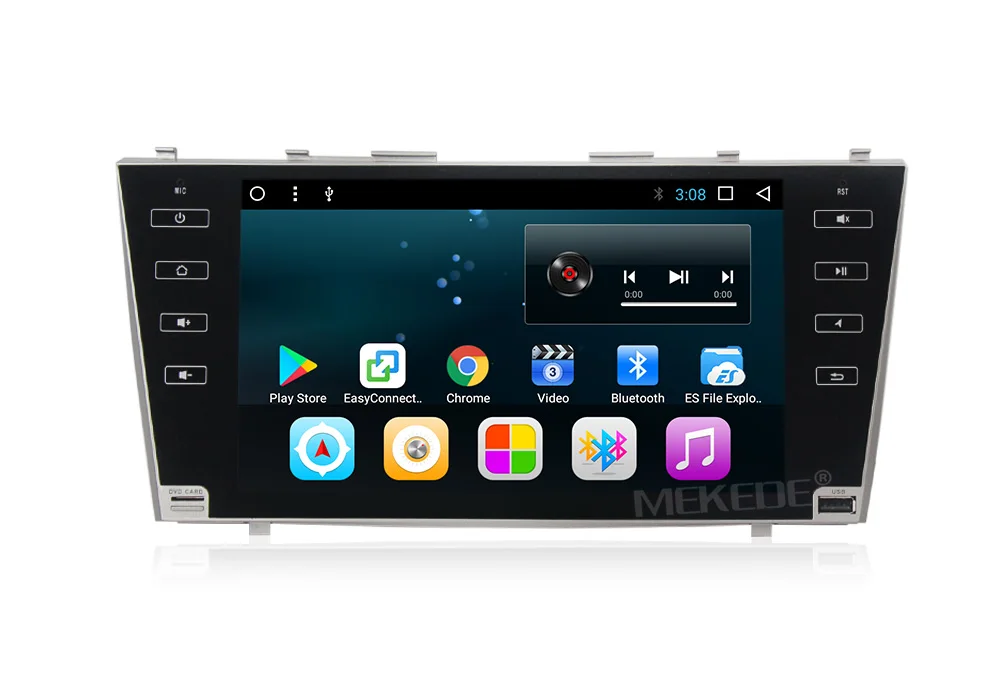 Discount Allwiner T3  9" 2g+16g 2 Din Car Dvd Android 7.1 For Toyota Camry 2007-2011 Radio Stereo Gps Navigation With Steering Wheel+MAP 8