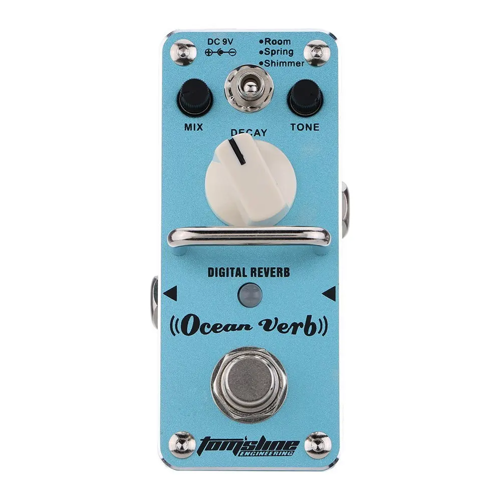 

SEWS AROMA AOV-3 Ocean Verb Digital Reverb Electric Guitar Effect Pedal Mini Single Effect with True Bypass