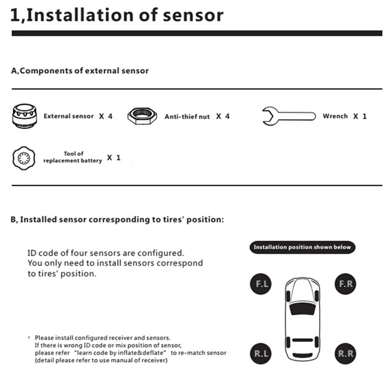 Yasoko TPMS автомобильная система сигнализации давления в шинах ЖК-дисплей 4 внешнего датчика температуры и давления монитор солнечной энергии