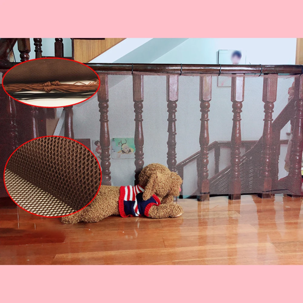 

3m Kids Stairs Safety Netting Protection Rail Balcony Stair Fence Balcony Baby Fence Stair Net Decoration Net Thick Hard Mesh