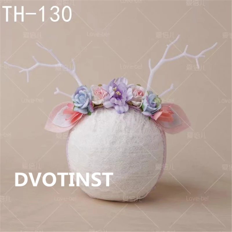 Dvotinst/реквизит для фотосъемки новорожденных; милый головной убор с ушками единорога; головной убор; фон для фотосъемки в студии