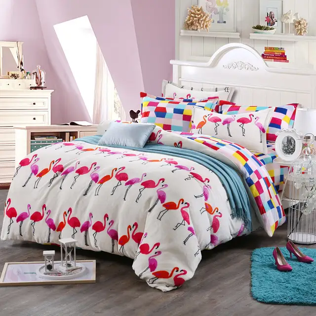 Online Shop 4pcs Warm Winter Fluffy Plush Flannel Fleece Fashion