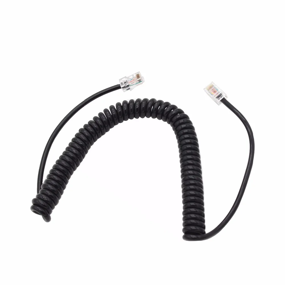 5PCS OPC-1153 Mic Cable Cord for Icom Car Radio Speaker Microphone HM-98 HM-133 HM-133V HM-133S IC-207H IC-2720H IC-E880 etc | Мобильные