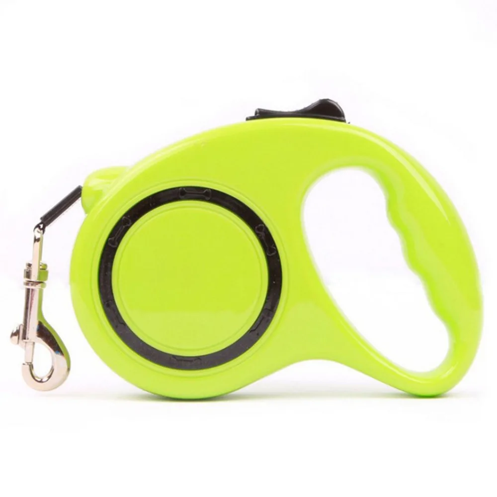 

3 Meters / 5 Meters Pet Tractor Flat Rope Double Switch Automatic Telescopic Traction Rope Dog Chain Dog Band Lead Leash