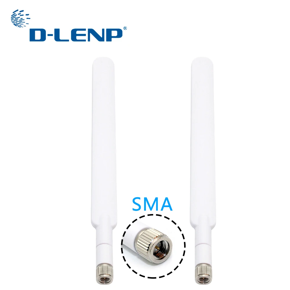 Dlenp 2 шт./лот 4G антенна SMA папа для LTE маршрутизатор внешняя Huawei B593 E5186 HUAWEI B315 B310 698 2700