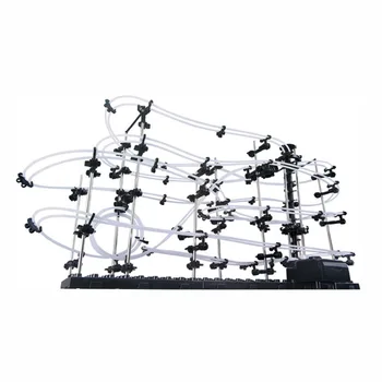 

Level 3 16M Perpetual Rollercoaster Marble Run Coaster Space Rail Marble Roller Coaster Ball Set Level 3 Spiral Lift