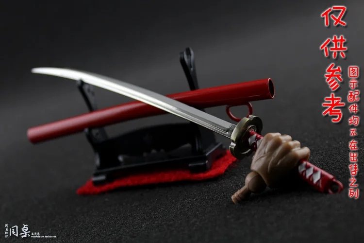 

1/6 scale Doll weapon for 12" action figure doll ,figure Samurai sword Arms for doll accessories.doll not included A15A2045