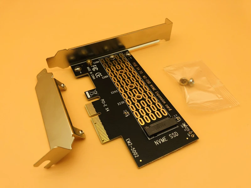 NEW PCIE M2 Riser Card PCI E PCI Express 3.0 X4 to NVMe M.2 M KEY NGFF ...