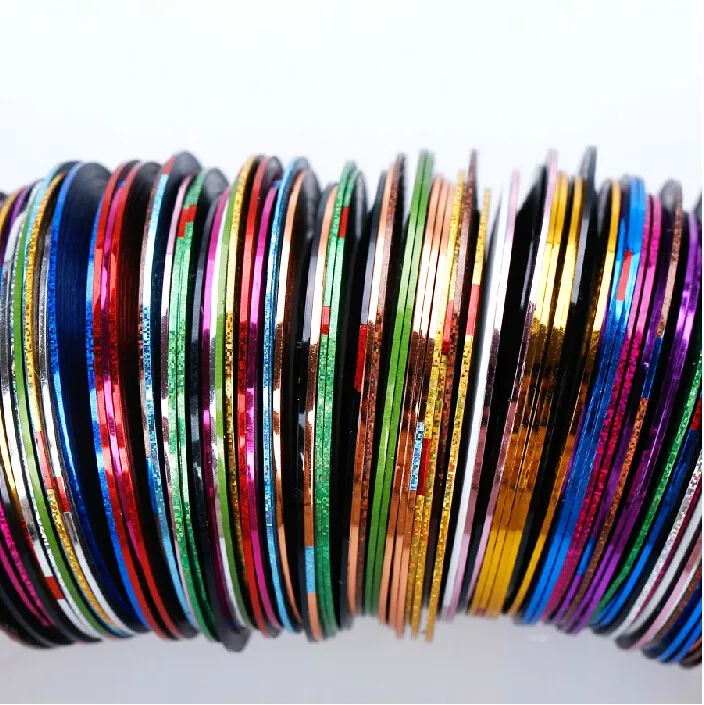 30 Pcs Nail Art Kit-Striping Tape,-полоски для ногтей 30 pack mutl-colors-MKL014747