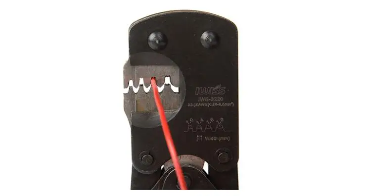 32-20AWG 0,03-0.52мм2 обжимные плоскогубцы ключ-трещетка Клеммный Зажим электрические Клещи для обжима ручного инструмента