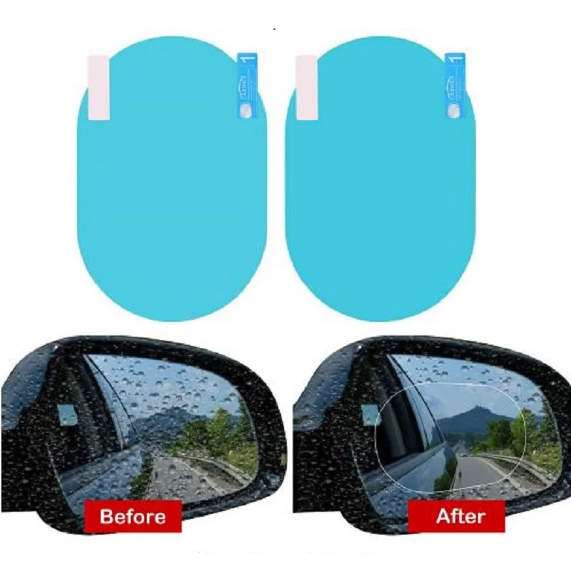 

Rainproof Car Rearview Mirror Stickers Film Anti Fog Transparent Window Clear Protection Nano Safety Drive Universal Auto Goods
