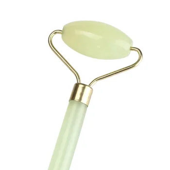 

OUTTOP Hot selling Natural Facial Massage Jade Roller Face Body Head Neck Aerator Aquarium Clear Random Fashion 2019 New Dec5