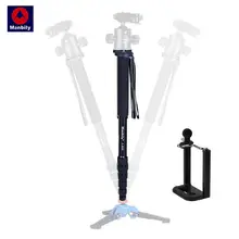 Discount! Manbily A-666 Professional Portable Travel Digital DSLR Camera Monopod tripod Stand & Phone Holder For Canon Nikon DSLR DV Phone
