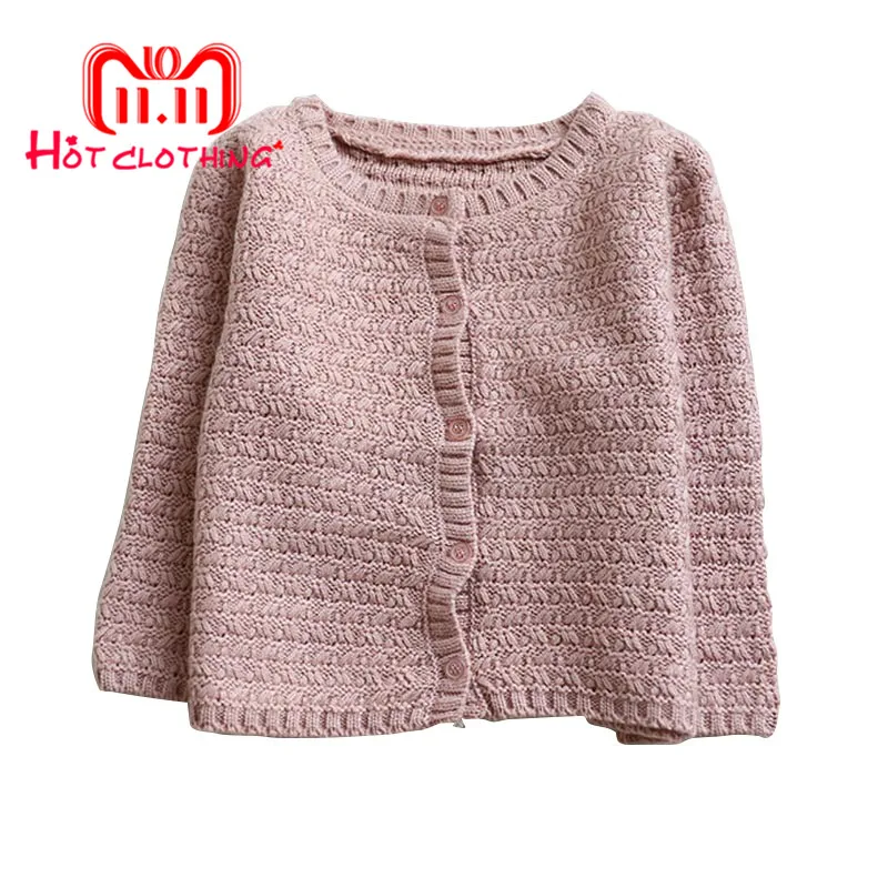 

Baby Girls Clothes Kids Sweaters Outerwear Knitted Warm Cardigan Sweater Coat Long Sleeve Autumn Winter Outwear