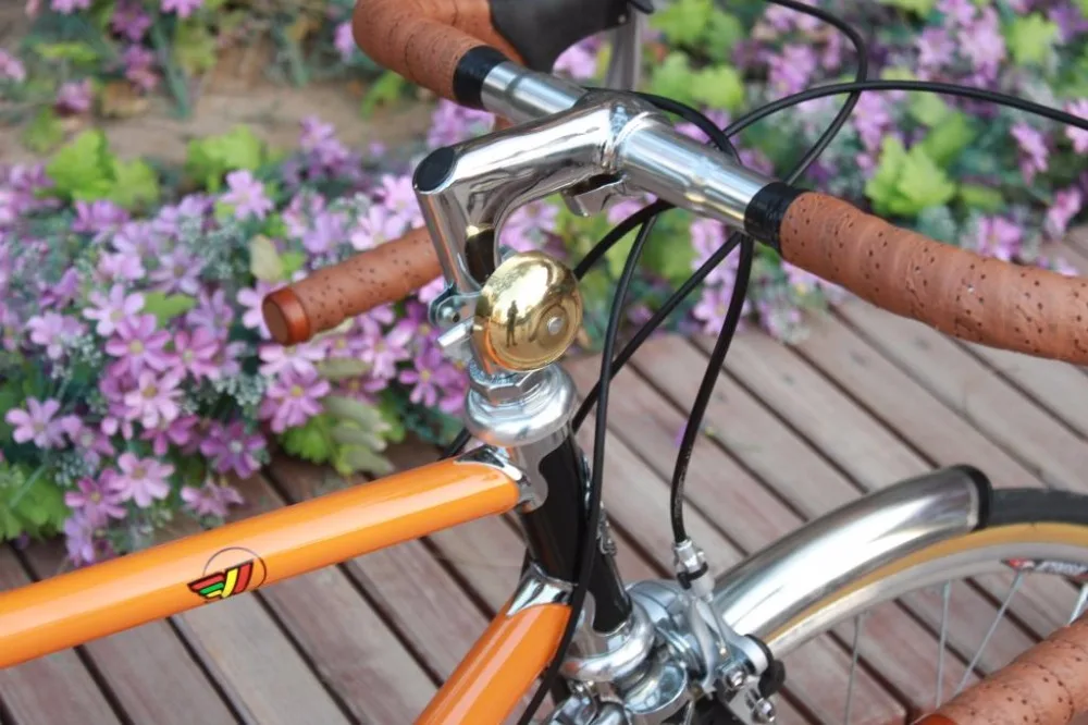 Discount 700C road bike 27 speed bike retro bicycle CR-MO frame / fork city bike frame color / height can be customized Reynolds520 frame 16 Discount 700C road bike 27 speed bike retro bicycle CR-MO frame / fork city bike frame color / height can be customized Reynolds520 frame 16