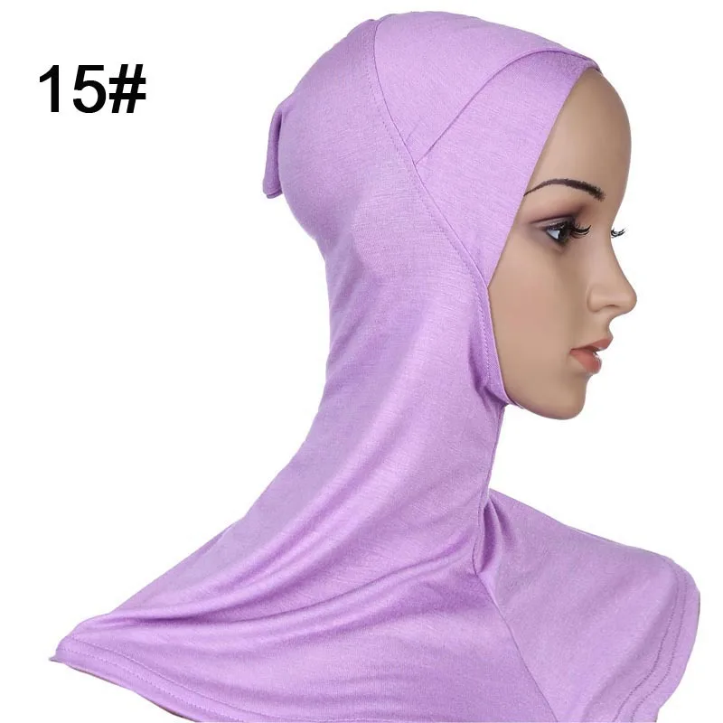 Стиль модал одного кроссовера мусульманский хиджаб внутренняя Кепка нижнее белье спортивные шапки один комплект 10 шт. HM204