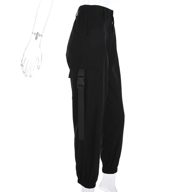 HEYounGIRL Streetwear Cargo Spodnie damskie casual Joggersy czarny wysokiej talii luźne damskie spodnie koreański styl Panie spodnie Capri tanie tanio Kobiet yyP030078Z Pełna długość heyoungirl-dziewczyna Fałszywe zamki błyskawiczne kieszenie Sukno Płaskie Spandex bawełna HEYounGIRL Streetwear Cargo Spodnie damskie casual Joggersy czarny wysokiej talii luźne damskie spodnie koreański styl Panie spodnie Capri tanie tanio Kobiet yyP030078Z Pełna długość heyoungirl-dziewczyna Fałszywe zamki błyskawiczne kieszenie Sukno Płaskie Spandex bawełna