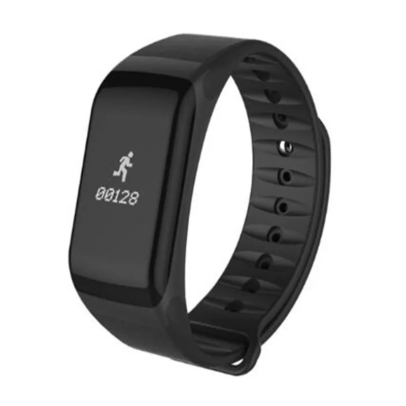 F1 Bluetooth Smartband фитнес 4,0 Fit бит трекер спортивный браслет умный Браслет Шагомер PK M2 M3 M4 ID115 - Цвет: Black