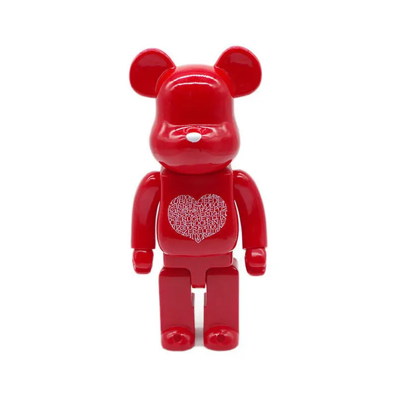 28 см/11 дюймов Medicom Be @ rbrick стежок Александер Жирар 400% 100% Int'l Red AG Love Bearbrick детская