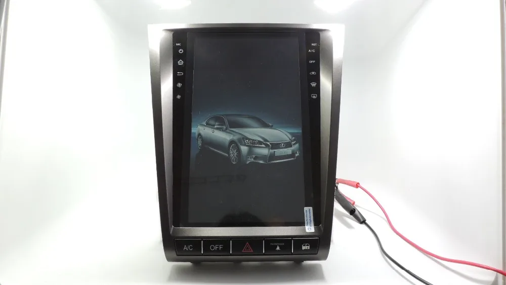 "YOKOTRON" 12," Telsa стиль сенсорный Android 6,0 Автомагнитола RDS для Lexus GS300 GS460 2004-2011+ gps+ камера заднего вида