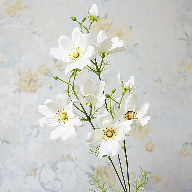 New Persian gems flower white silk artificial flowers look real flores