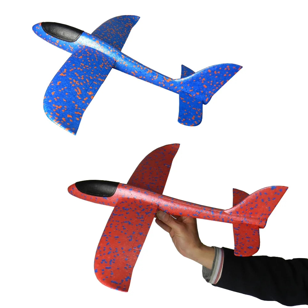 18.9 inch Soft Foam throwing glider air plane inertia aircraft toy hand