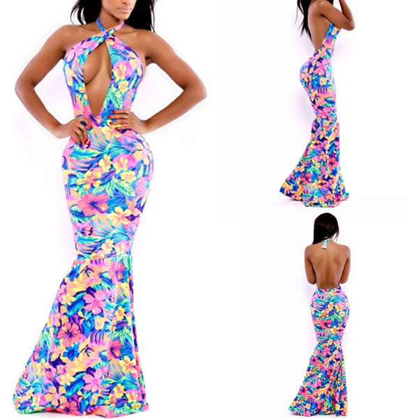 vestido tema havaiano