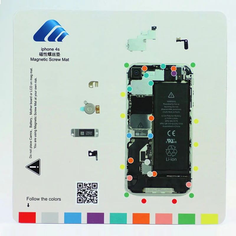

Multitool Professional furadeira Magnetic Screw Mat kit ferramentas Repair phone marcenaria tool plate for iphone 4s