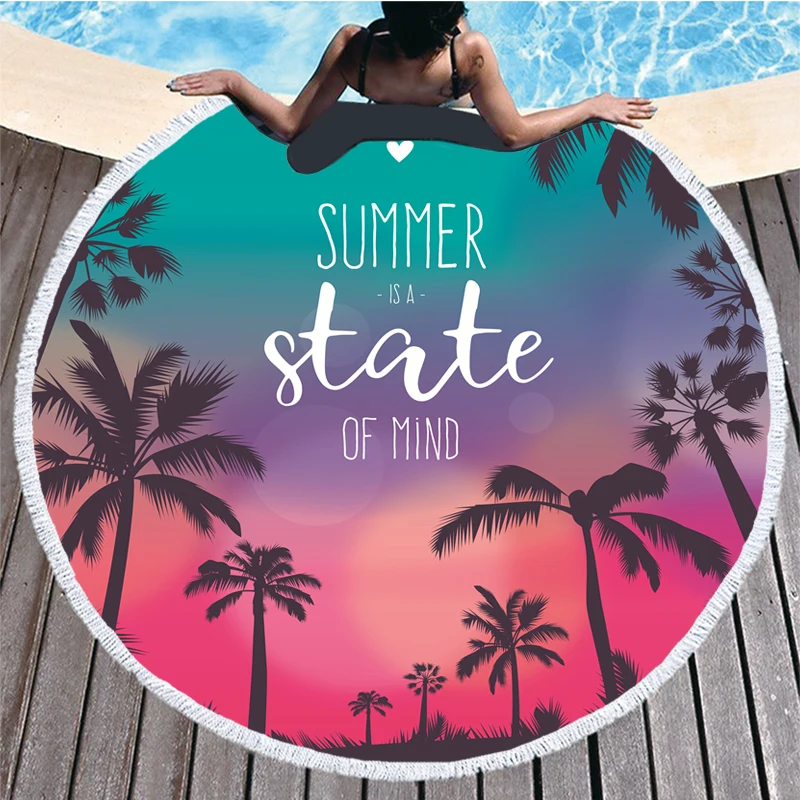 Bath Towel Beach Towel Round Beach Towel Recznik Plazowy Strandlaken Toalla Playa Serviette De Plage Toalha De Praia Havlu