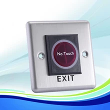 REDEAGLE IR Exit Button Infrared Sensor No Touch Push Switch For Door Access Control System Door Square IR Exit Button raykube r ds1 wireless door sensor with exit button locked