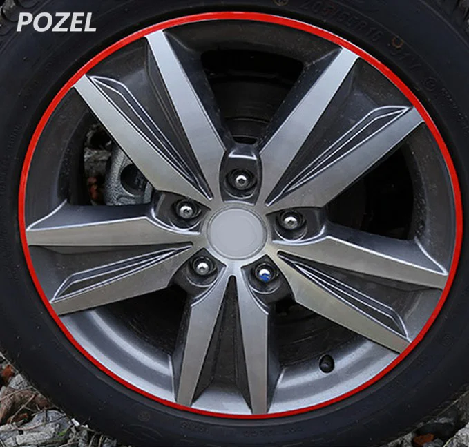 

Wheel Tire Sticker On Car Rim Tape Car Sticker for Nissan nv200 rogue s13 300zx Almera X-Trail Juke