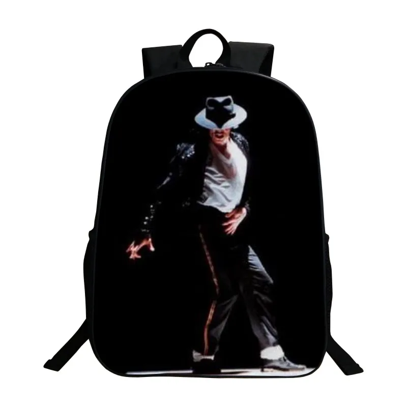 Новое поступление, стильный школьный рюкзак с 3D принтом в виде звезды, Майкл Джексон, Женский Детский рюкзак, модные детские сумки для девочек и мальчиков - Цвет: JH-0115