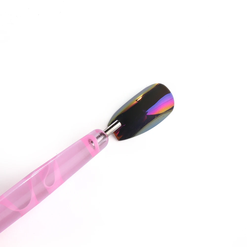 1 шт. кошачий глаз эффект магнит для Книги по искусству расставить Pen Brush DIY Magic 3D Советы польский УФ гель живопись Магнитная ручка Маникюр Инструмент