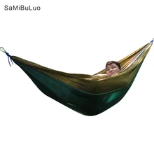 Hammock Portable Indoor Outdoor Tree Hammock with 2 Hanging Straps Lightweight Parachute Hammocks for Travel Beach Backyard 100% polyester fashionable hammock tree straps hammock and tree straps