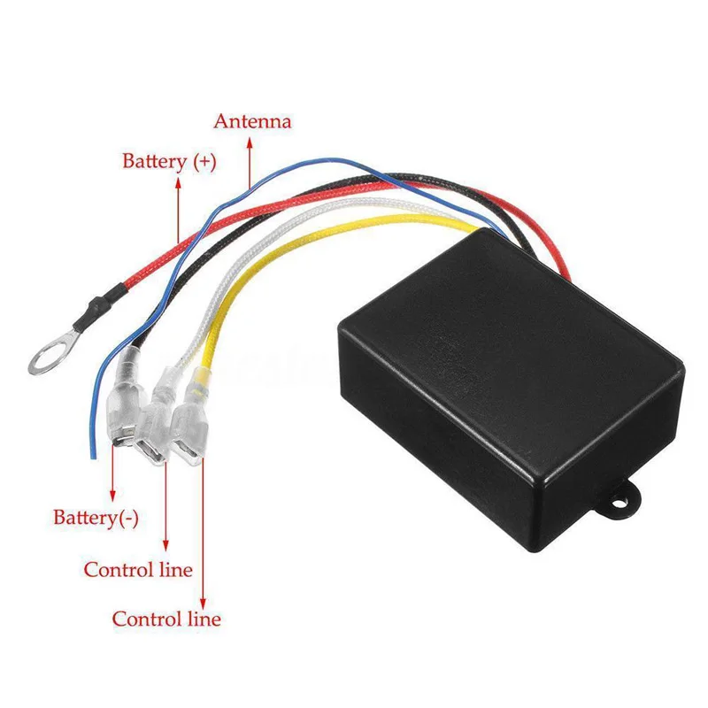 12V 500A контактор лебедка управление электромагнитный реле двойной беспроводной пульт дистанционного восстановления RS