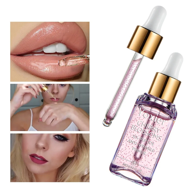 

15ml Cherry Blossoms Essence Makeup Base Whitening Essence Primer Makeup Face Beauty Makeup Base forFace Lip