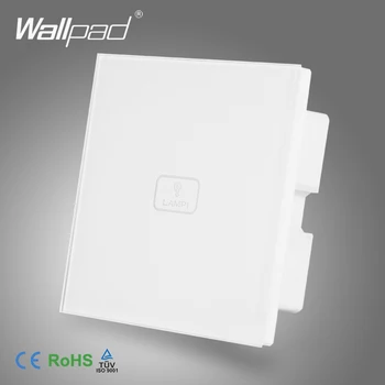 

New Design Wallpad White Crystal Switch 1 Gang Touch Screen Sensor Micro Switch,Free Shipping
