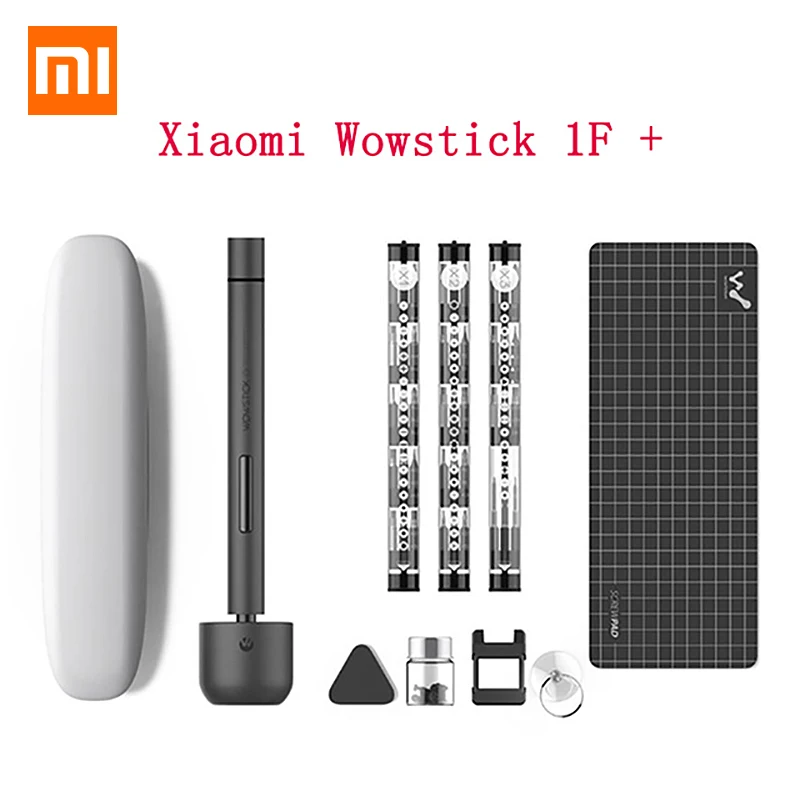 XIAO mi jia Wowstick 1F+ 64 в 1 Электрический винт mi driver Беспроводная литий-ионная Зарядка светодиодный шуруп mi jia driver kit