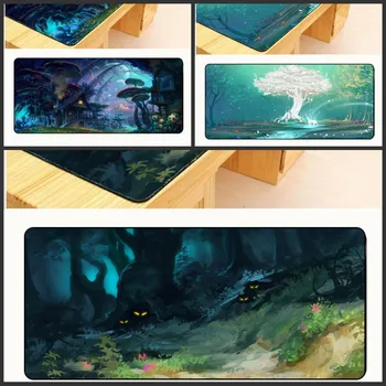 

Mairuign Dream Tree Beautiful Floor Mats Free Shipping Gaming Rubber Mouse Pad Gamer Large Size Table Mat Overlock 900*400*3mm